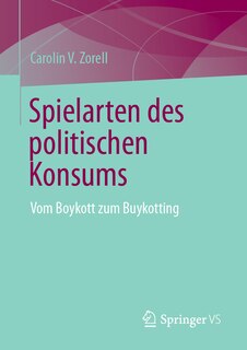Couverture_Spielarten Des Politischen Konsums
