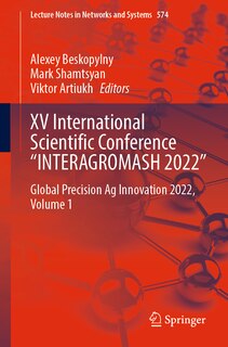 Front cover_Xv International Scientific Conference Interagromash 2022