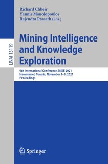 Couverture_Mining Intelligence and Knowledge Exploration