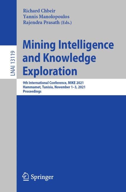 Couverture_Mining Intelligence and Knowledge Exploration