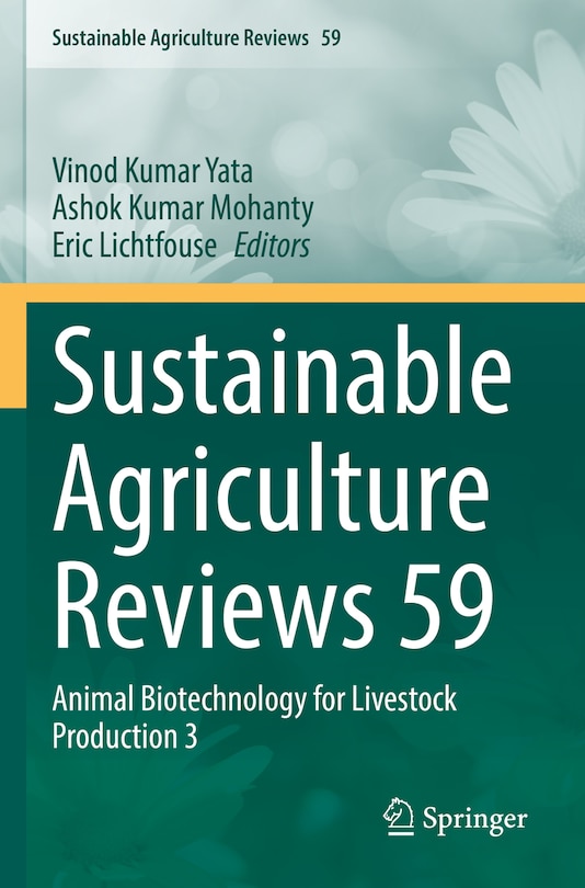 Front cover_Sustainable Agriculture Reviews 59