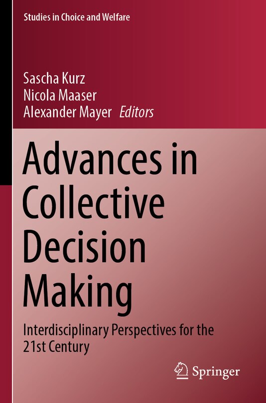Couverture_Advances in Collective Decision Making