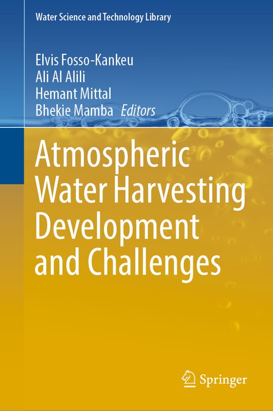 Front cover_Atmospheric Water Harvesting Development and Challenges