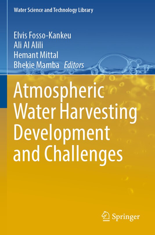 Front cover_Atmospheric Water Harvesting Development and Challenges