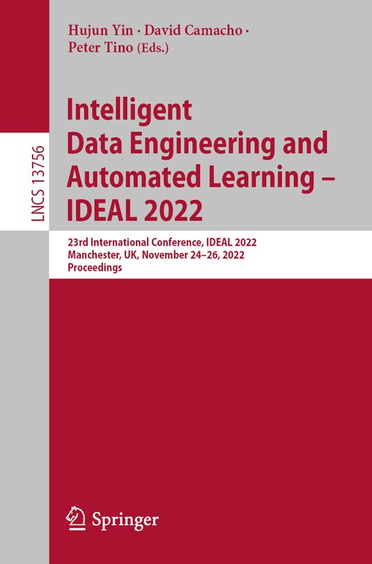 Front cover_Intelligent Data Engineering and Automated Learning - IDEAL 2022
