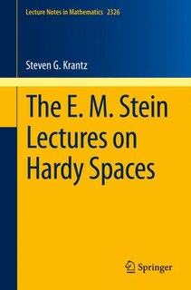Front cover_The E. M. Stein Lectures on Hardy Spaces