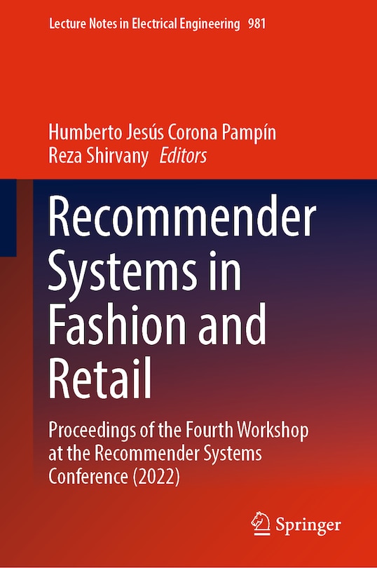 Front cover_Recommender Systems in Fashion and Retail