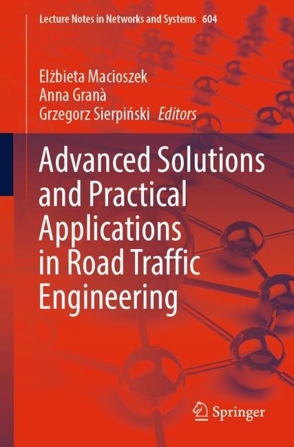 Couverture_Advanced Solutions and Practical Applications in Road Traffic Engineering