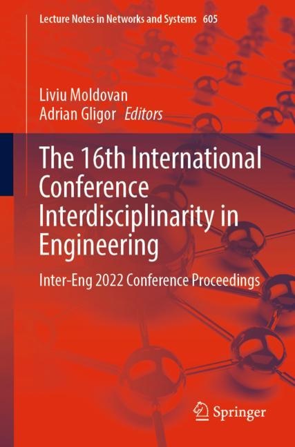 Front cover_The 16th International Conference Interdisciplinarity in Engineering