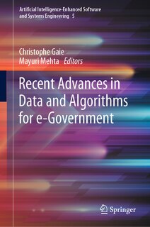 Couverture_Recent Advances in Data and Algorithms for e-Government