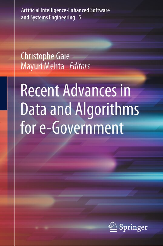 Couverture_Recent Advances in Data and Algorithms for e-Government