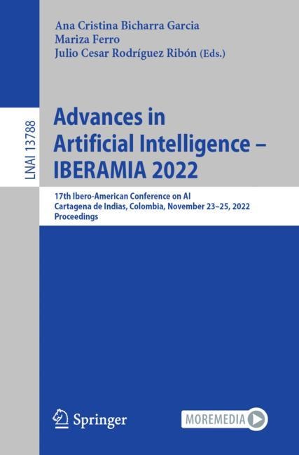 Front cover_Advances in Artificial Intelligence - IBERAMIA 2022