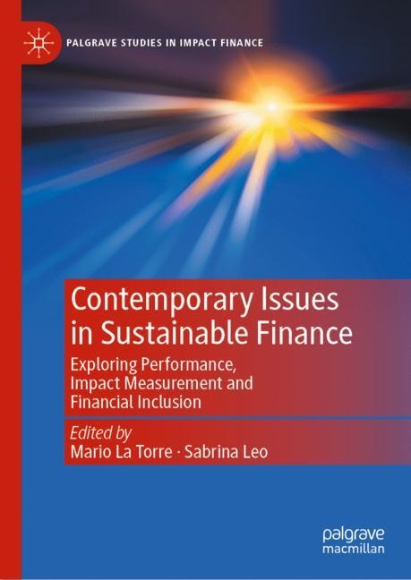 Couverture_Contemporary Issues in Sustainable Finance