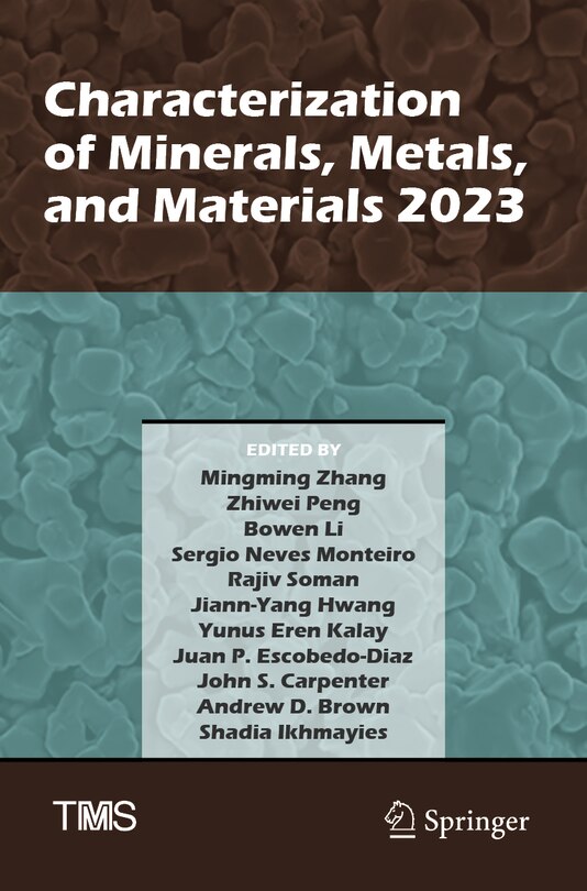 Front cover_Characterization of Minerals, Metals, and Materials 2023