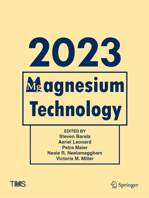 Front cover_Magnesium Technology 2023