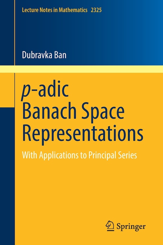 Front cover_p-adic Banach Space Representations