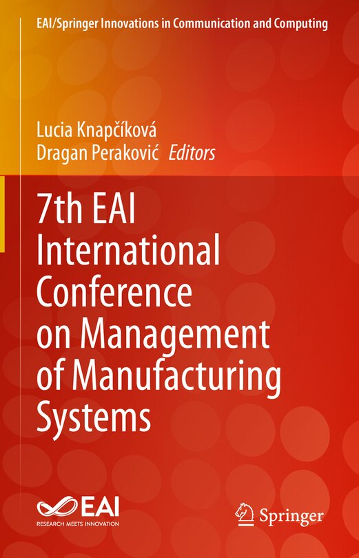 Front cover_7th EAI International Conference on Management of Manufacturing Systems