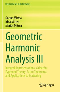 Couverture_Geometric Harmonic Analysis III