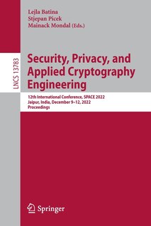 Front cover_Security, Privacy, and Applied Cryptography Engineering