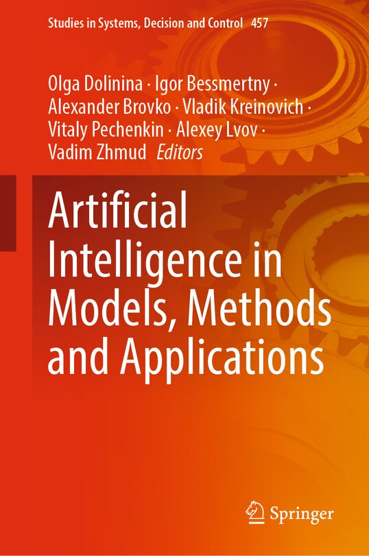Front cover_Artificial Intelligence in Models, Methods and Applications