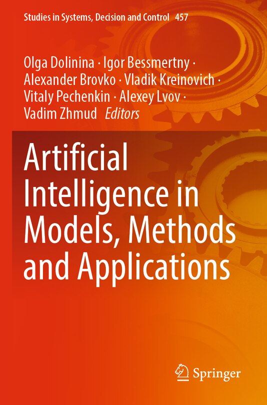 Couverture_Artificial Intelligence in Models, Methods and Applications