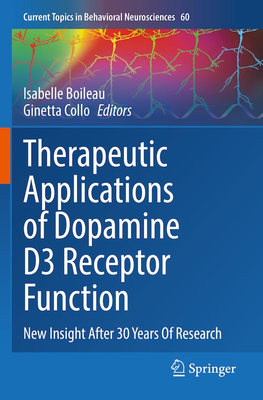 Front cover_Therapeutic Applications of Dopamine D3 Receptor Function