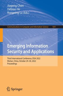 Front cover_Emerging Information Security and Applications