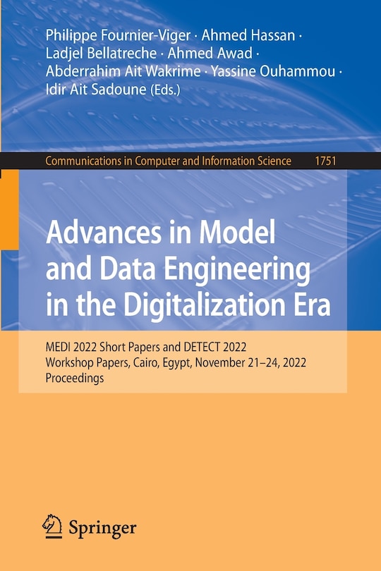 Front cover_Advances in Model and Data Engineering in the Digitalization Era