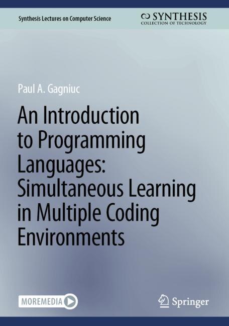 Front cover_An Introduction to Programming Languages