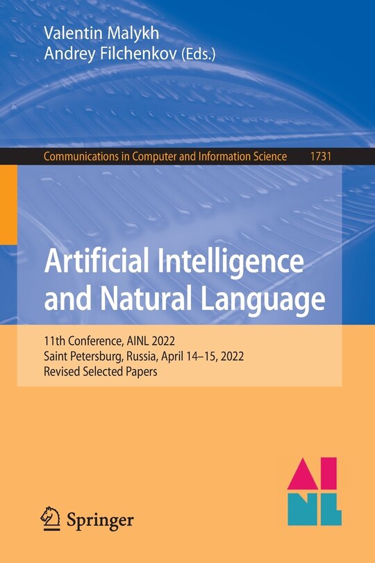 Front cover_Artificial Intelligence and Natural Language