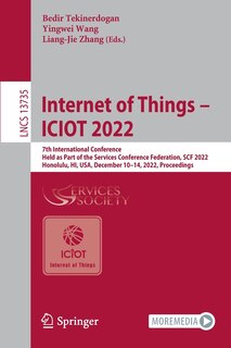 Front cover_Internet of Things - ICIOT 2022