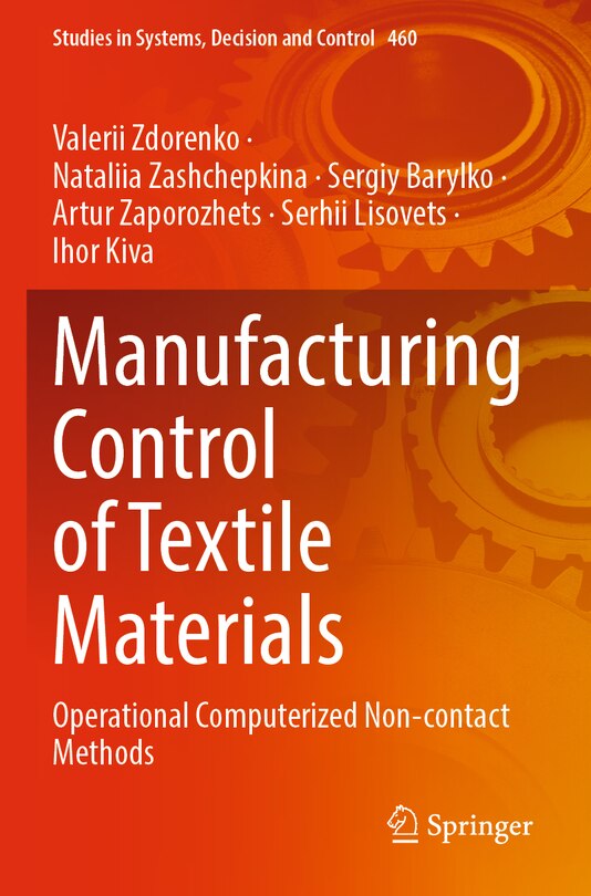 Couverture_Manufacturing Control of Textile Materials
