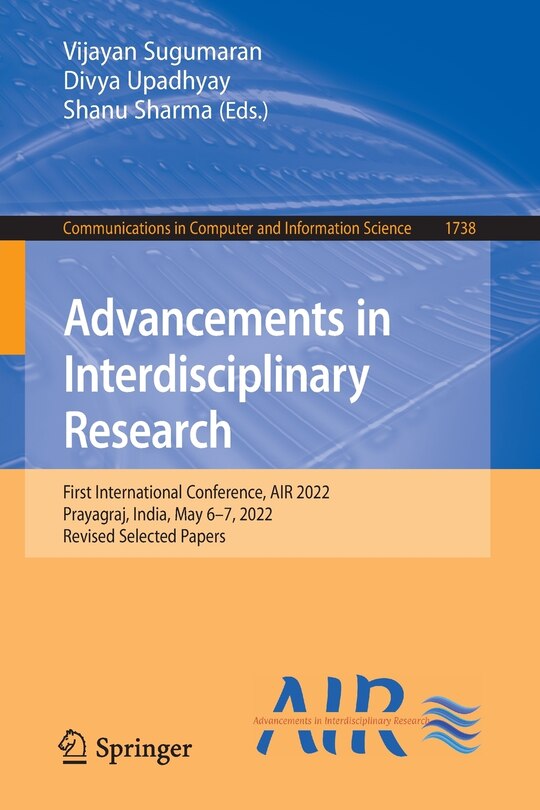 Front cover_Advancements in Interdisciplinary Research
