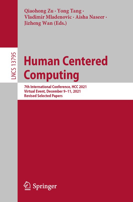 Front cover_Human Centered Computing