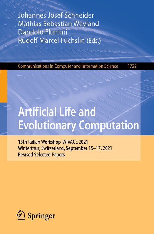 Front cover_Artificial Life and Evolutionary Computation