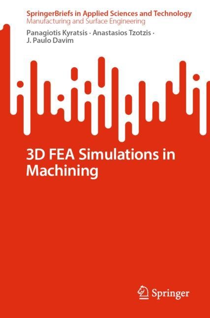 Front cover_3D FEA Simulations in Machining