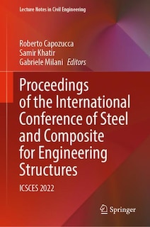 Couverture_Proceedings of the International Conference of Steel and Composite for Engineering Structures