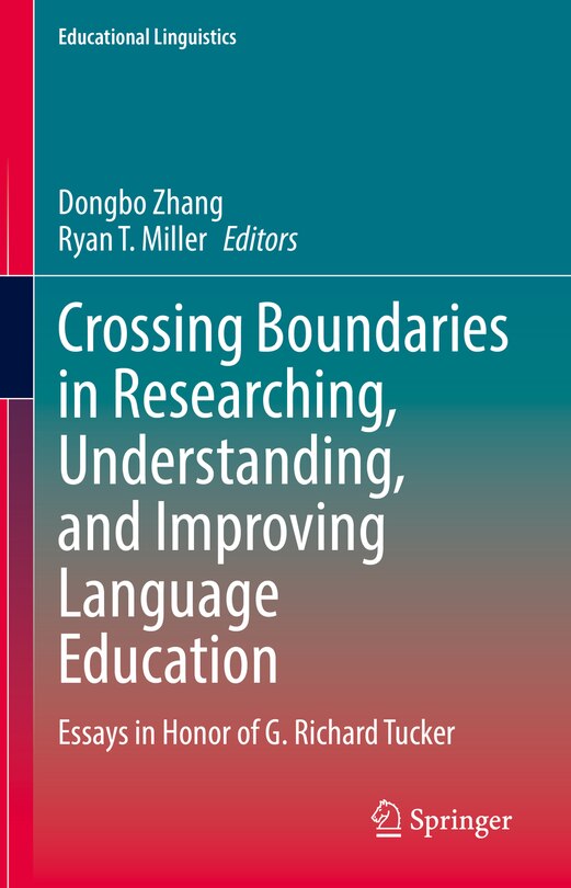 Couverture_Crossing Boundaries in Researching, Understanding, and Improving Language Education