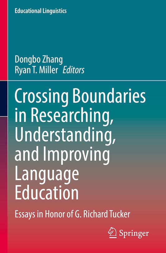 Front cover_Crossing Boundaries in Researching, Understanding, and Improving Language Education
