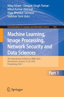 Front cover_Machine Learning, Image Processing, Network Security and Data Sciences