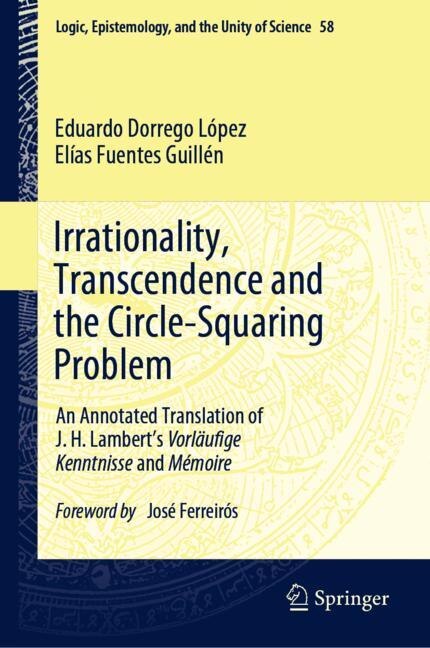Front cover_Irrationality, transcendence and the circle-squaring problem
