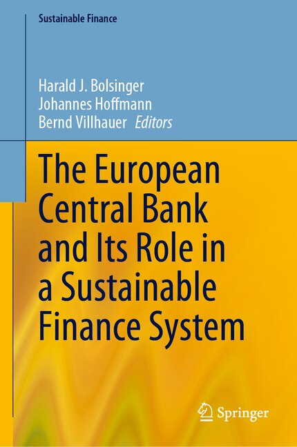 Front cover_The European Central Bank and Its Role in a Sustainable Finance System