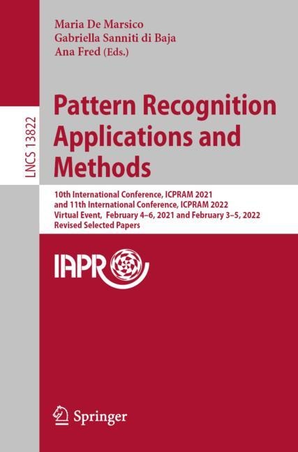 Couverture_Pattern Recognition Applications and Methods