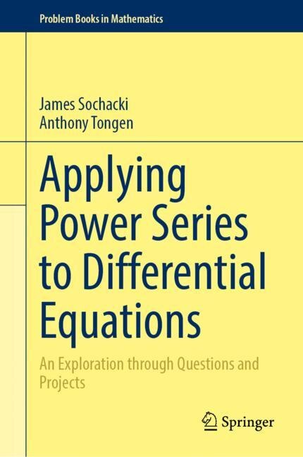 Front cover_Applying Power Series to Differential Equations