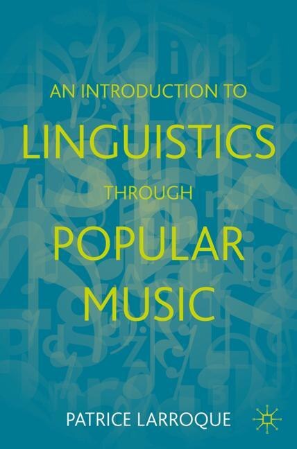 Couverture_An Introduction to Linguistics through Popular Music
