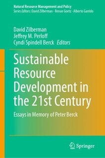 Couverture_Sustainable Resource Development in the 21st Century