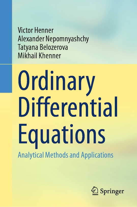 Couverture_Ordinary Differential Equations
