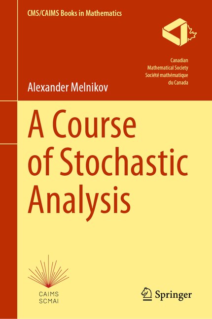 Front cover_A Course of Stochastic Analysis