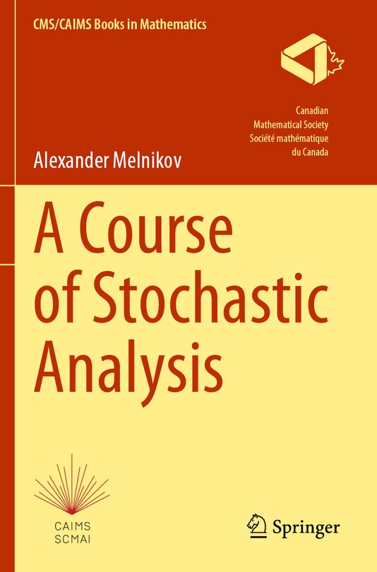 Front cover_A Course of Stochastic Analysis