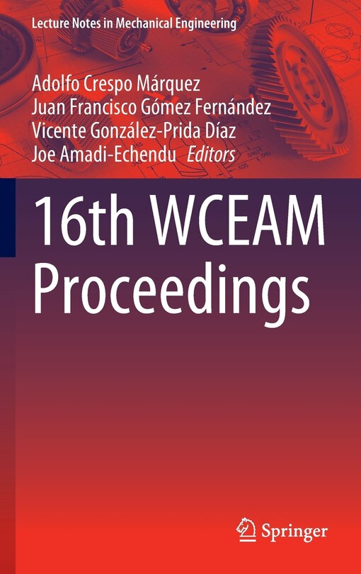 Front cover_16th WCEAM Proceedings